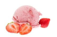Veganes Erdbeereis