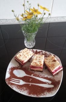 Karamell-Mascarpone-Himbeerkuchen