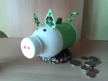 Sparschwein aus PET-Flasche basteln