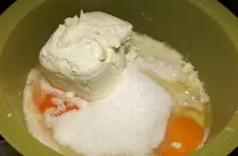 Falscher Hefekuchen für ein Backblech