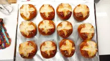 Laugenbrötchen oder Laugengebäck