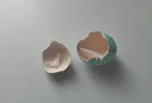 Frühstücksei mit süßer Nachricht