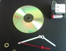 CD Uhr basteln