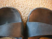 Angegriffene Raulederschuhe optisch aufwerten