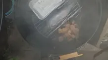 Kugelgrill als Räucherofen