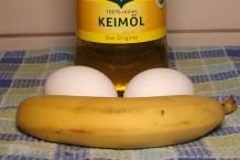 Bananen-Öl-Eikur für weiche kräftige Haare
