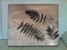 Leinwand-Bild in Gold-Kupfer-Optik DIY