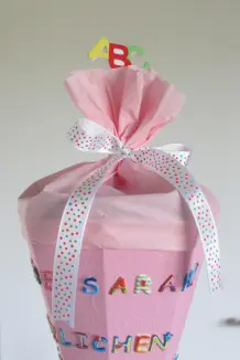 Mini-Schultüte als Unikat basteln