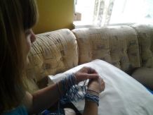 Schnell "Armstricken" / "Handstricken" ohne Nadeln
