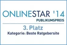 OnlineStar 2014: Frag-Mutti.de belegt 3. Platz!