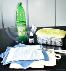 Antibakterielle Tücher herstellen