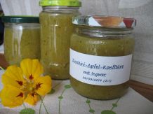 Zucchini-Apfel-Konfitüre mit Ingwer