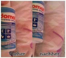 Kakaofleck auf Decke