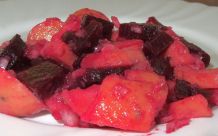 Warmer Rote-Bete-Kartoffelsalat