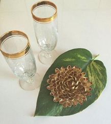 Tischdeko aus Pistazienschalen