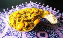 Indische Mett-Reis-Pfanne