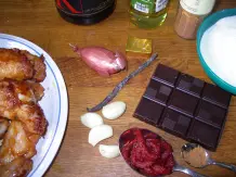 Hähnchen in Schokoladensoße
