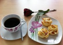 Apfel-Blätterteig-Rosen