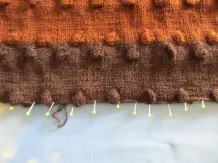 Glatt rechts Gestricktes rollt sich nicht mehr ein