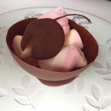 Schokoschälchen für Desserts selber machen