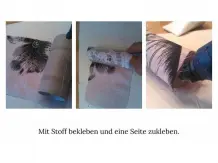 Adventskalender aus Papierrollen basteln