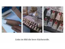 Adventskalender aus Papierrollen basteln