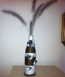 Blumenvase oder Deko Flasche herstellen