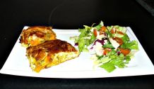 Kürbisstrudel mit Putenbrust