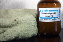 Blutflecken entfernen mit H2O2 3%