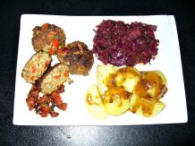 Leichte Frikadellen mit Gemüse und türkischen Gewürzen