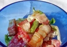 Warme Salatsoße
