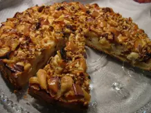 Apfeltorte mit Nuss- oder Mandelkruste