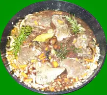 Glühwein-Steaktopf