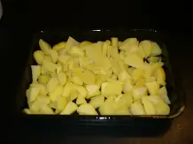 Gemüseauflauf mit Grillbratwurst