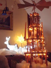 Weihnachtspyramide dreht sich nicht