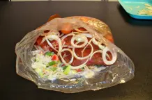 Schulterbraten auf zweierlei Art im Bratschlauch
