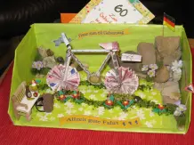 Geldgeschenk für Fahrrad basteln