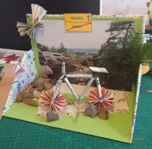 Geldgeschenk für Fahrrad basteln