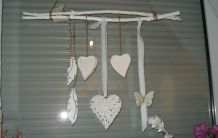 Shabby chic Fensterdeko