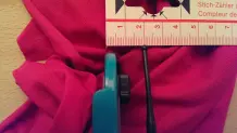 Nahtzugaben Stoff - Abmessen mit Multirollscheider