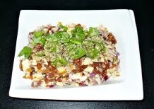 Putenrolle mit getrockneten Tomaten und Schafskäse