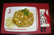 Weißkohl-Hähnchenbrust mit Kimchi nach europäischer Art