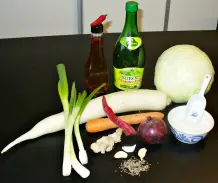 Kimchi nach europäischer Art mit Weißkohl