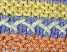 Stricken mit Jacquardmustern für Anfänger
