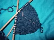 Sneakerssocken stricken: mit der Ferse beginnen