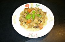 Neptun-Pfanne mit Fisch und Meeresfrüchten