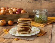 Vollwertpfannkuchen pikant gefüllt