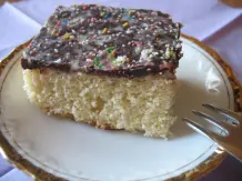 Hirschhornkuchen wie von Oma mit hellem Teig