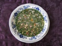Schnelle weiße Bohnensuppe