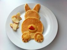 Pfannkuchen-Hase für Kinder